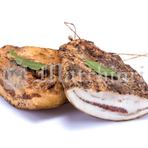 Guanciale di suino affumicato a tranci